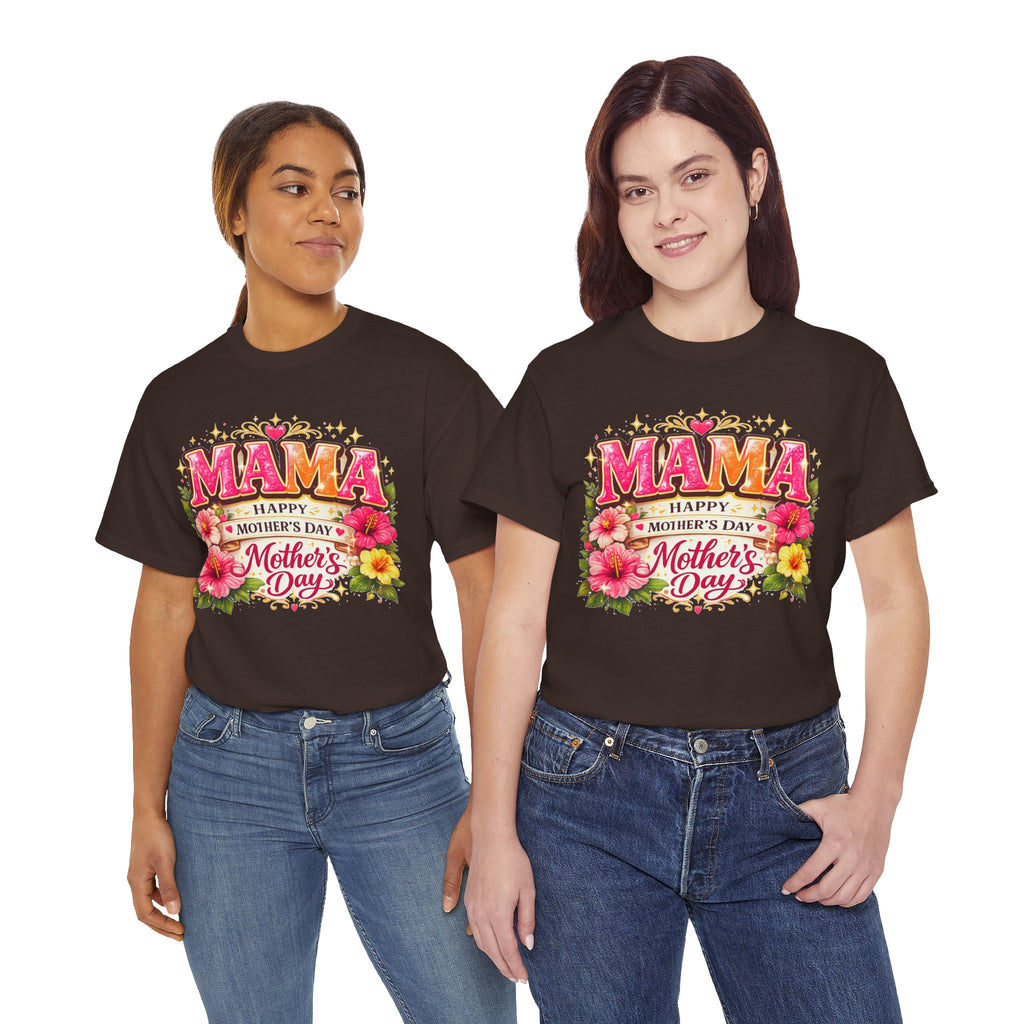 Mama Floral Shirt for Women, Mother's Day Gift for Mom, Cute Flower Graphic Tee, Mama Life T-Shirt, Birthday Gift for Mother, Mom Appreciation Gift