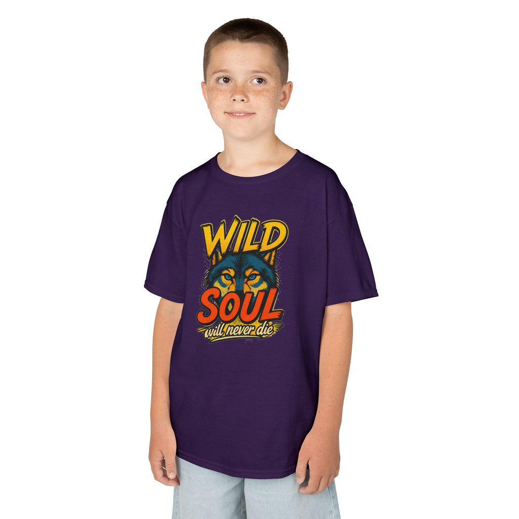 Kids Tee — "Wild Soul" Tiger Graphic Shirt for Bold Little Adventurers