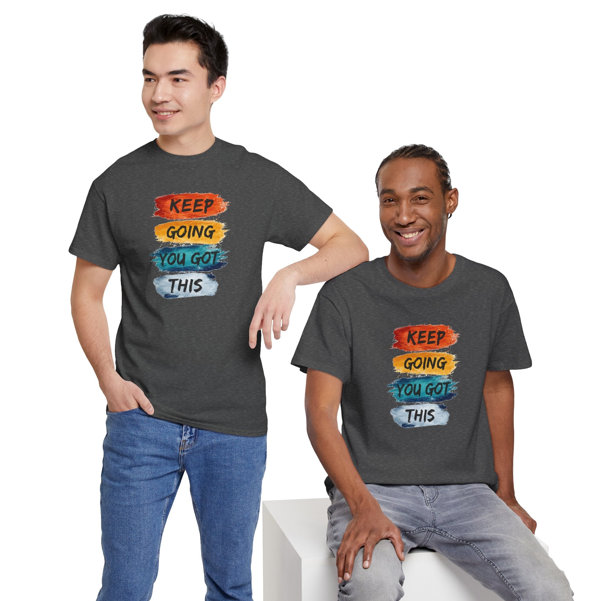 Keep Going You Got This Tee  Motivational Watercolor Brushstroke T-Shirt