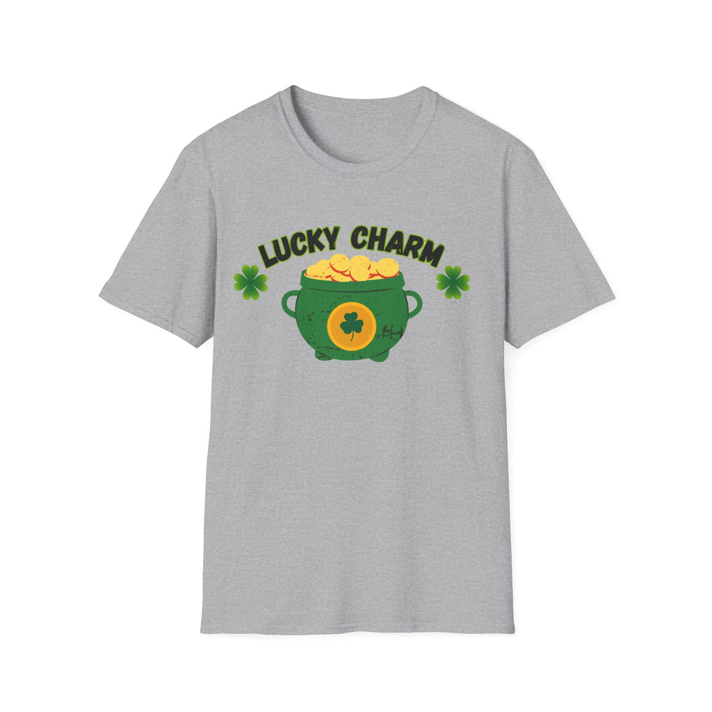 Lucky Charm T-Shirt — Pot of Gold & Shamrock St. Patrick's Day Tee