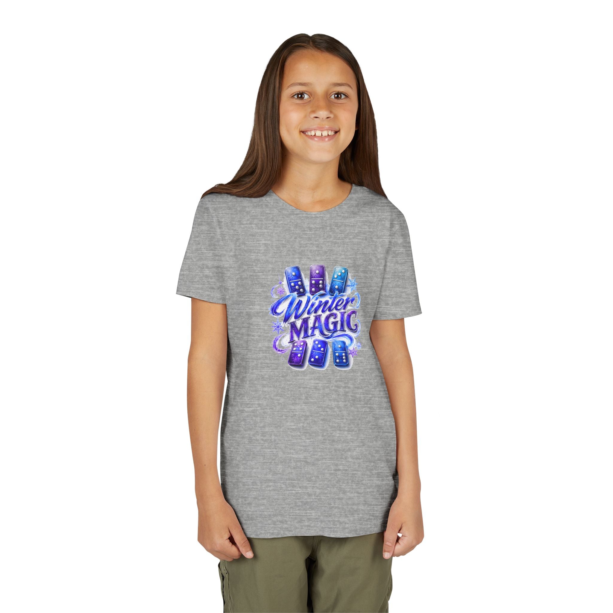 Kids Winter Shirt, Snowflake Graphic Tee, Winter Magic Shirt, Holiday Shirt for Kids