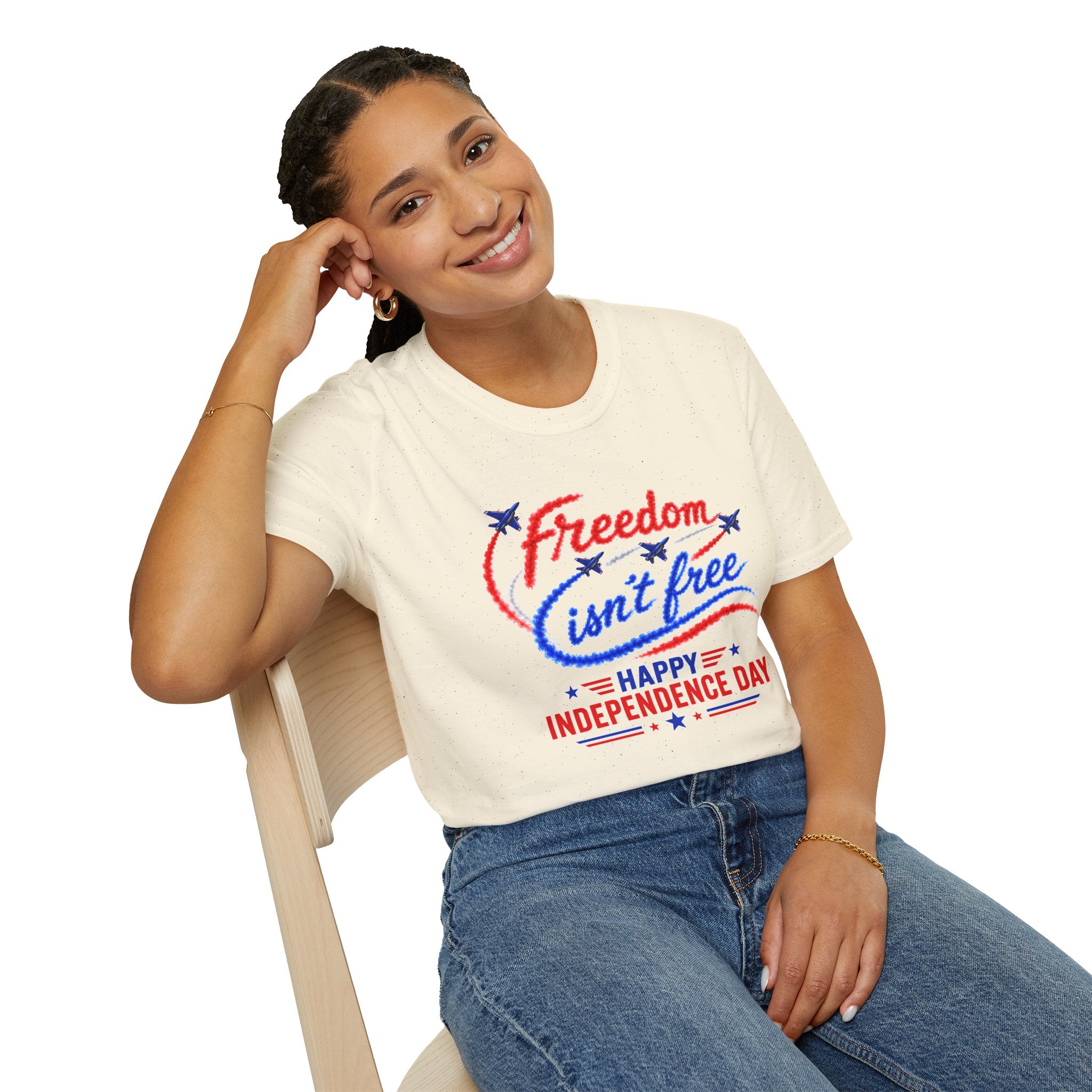 Freedom Isn't Free Shirt, Patriotic 4th of July T-Shirt, Independence Day Tee, USA Flag Graphic Tee, Military Support Gift