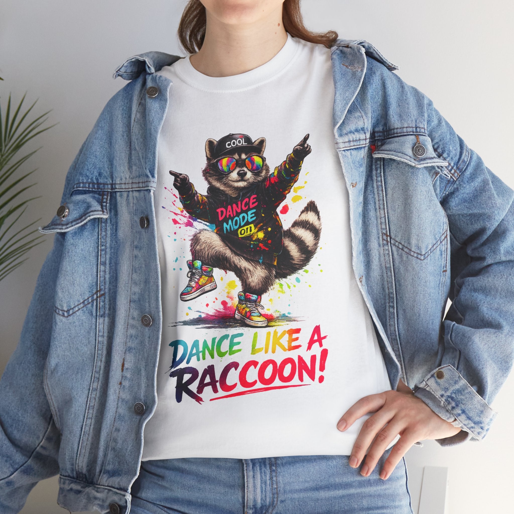 Dance Like a Raccoon T-Shirt — Cute Retro Raccoon Dance Graphic Tee