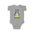 Baby 1st Birthday Penguin Bodysuit — "It's My Birthday" Infant Onesie