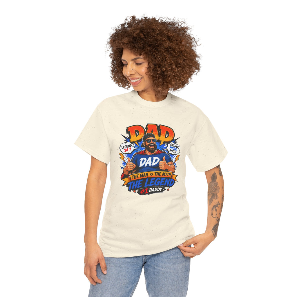 Funny Dad Shirt, Dad The Legend Tee, Father's Day Gift for Dad, Cool Dad Graphic T-Shirt, Best Dad Ever Shirt, Dad Gift