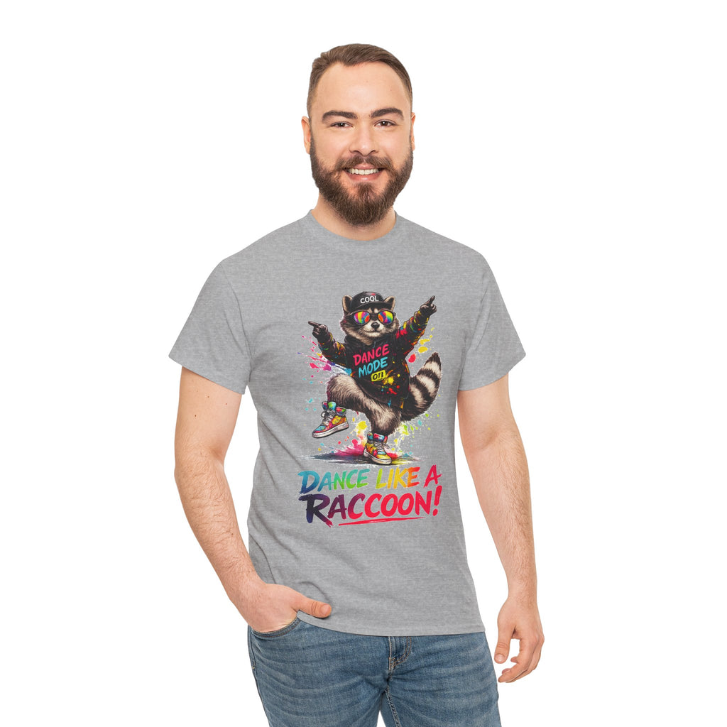 Dance Like a Raccoon T-Shirt — Cute Retro Raccoon Dance Graphic Tee