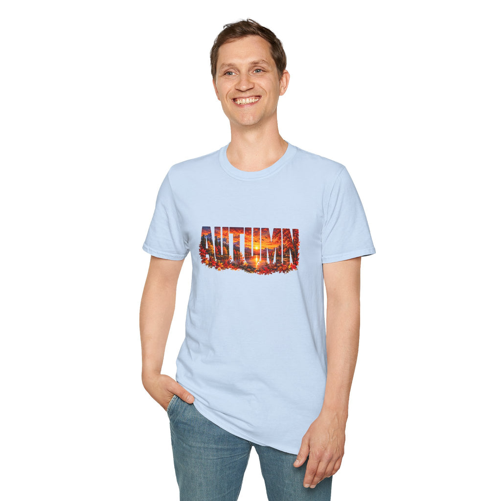 Autumn Leaves T Shirt Fall Graphic Tee Cozy Autumn Shirt