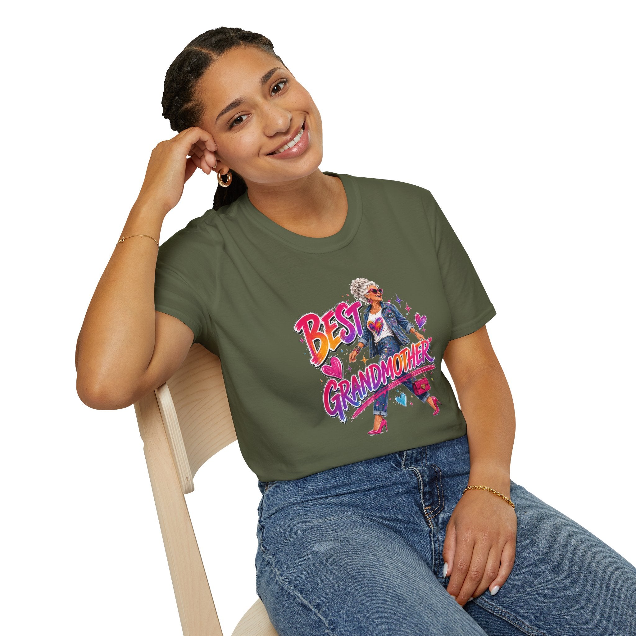 Best Grandmother Shirt, Funny Grandma T-Shirt, Cool Grandma Gift, Retro Grandma Tee, Grandma Birthday Gift