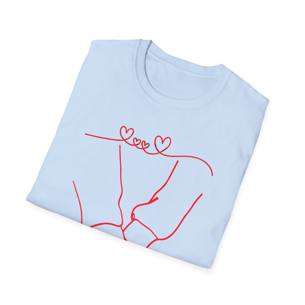 Couple Holding Hands Shirt, Matching Couple Gift, Minimalist Love Line Art T Shirt, Romantic Anniversary Gift for Him Her, Valentines Day Shirt