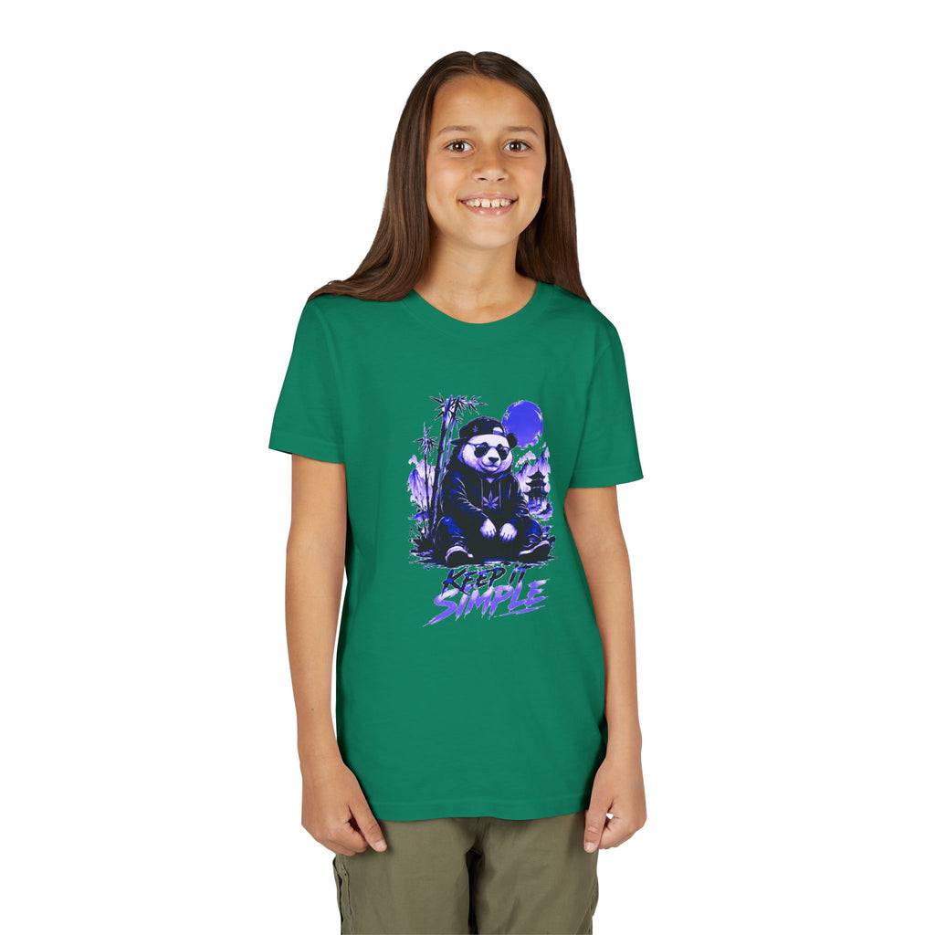 Youth Tee — 'Keep It Simple' Panda Graphic