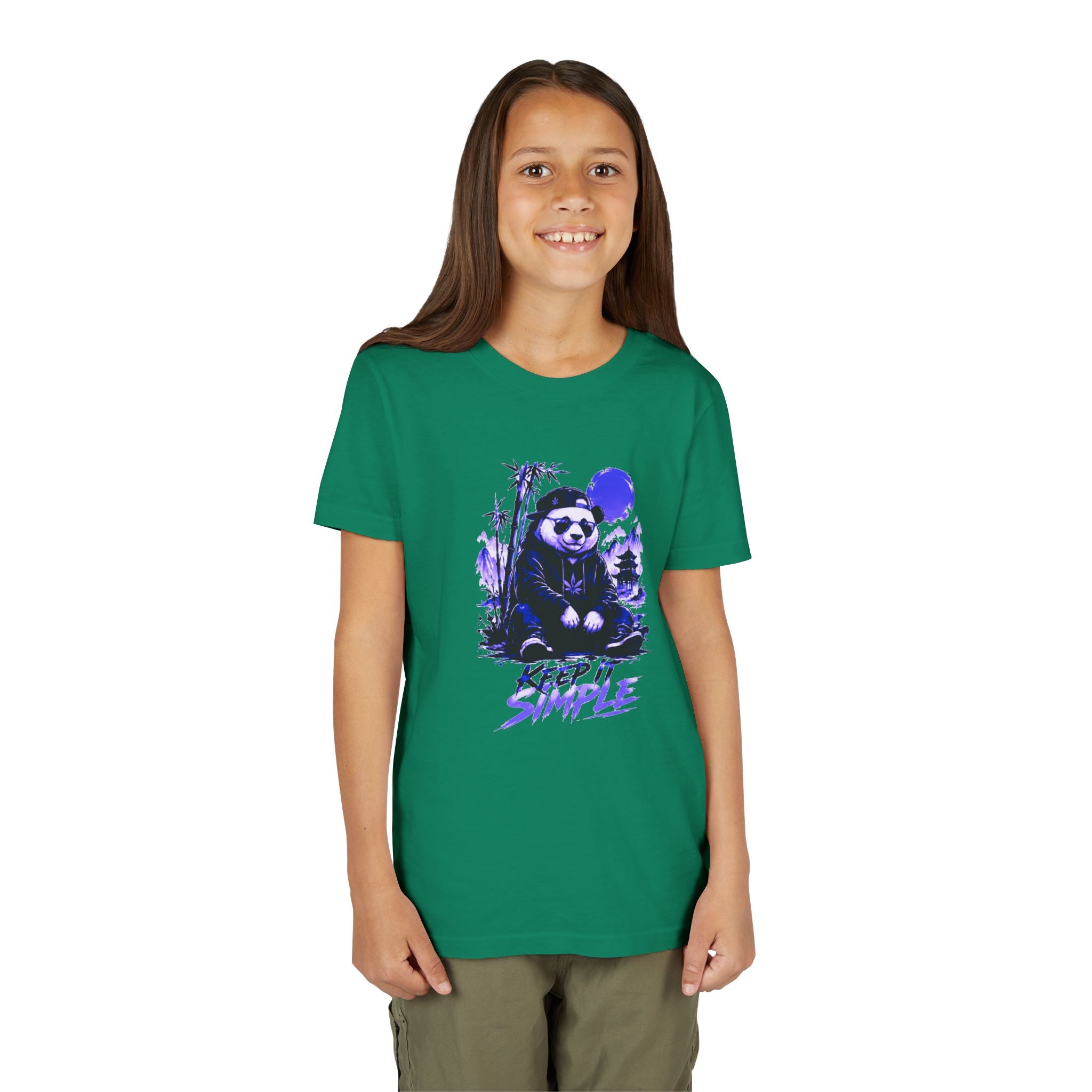 Youth Tee — 'Keep It Simple' Panda Graphic