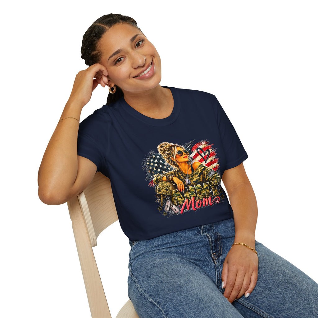 Military Mom Shirt, Patriotic Mom T Shirt, American Flag Shirt, Army Mom Gift, Military Mom Gift, USA Mom Tee