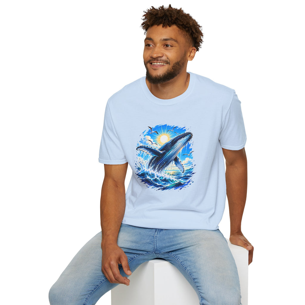 Whale Shirt, Ocean T-Shirt, Humpback Whale Shirt, Sea Life Tee, Beach Lover Gift, Ocean Lover Shirt