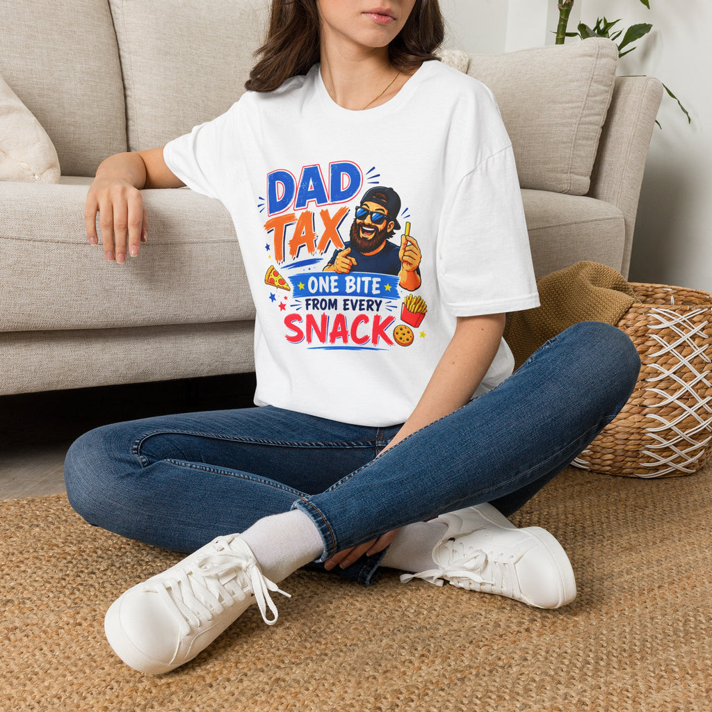 Funny Dad Tax Shirt, One Bite From Every Snack T-Shirt, Dad Joke Tee, Gift for Dad, Daddy Shirt, Father's Day Gift, Food Lover Dad Tee
