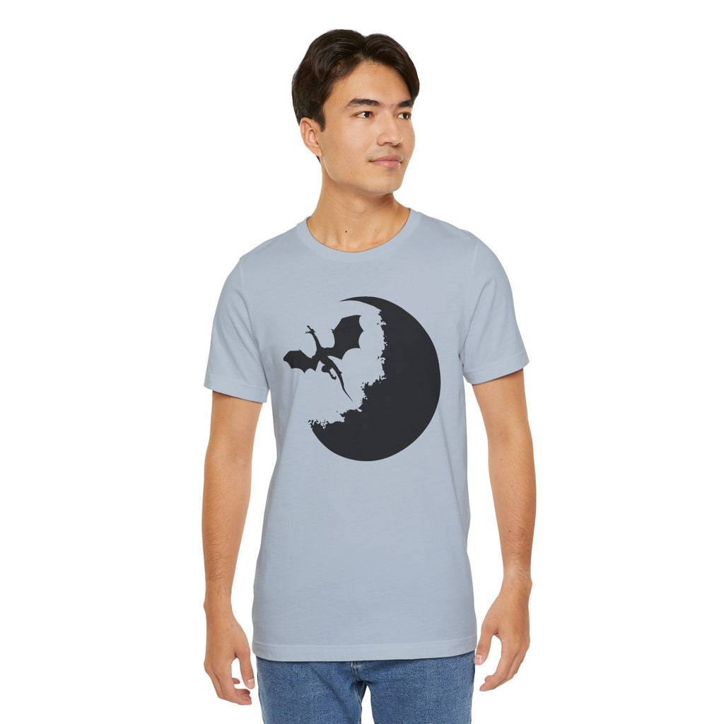 Bat Silhouette Moon T-Shirt — Gothic Halloween Tee