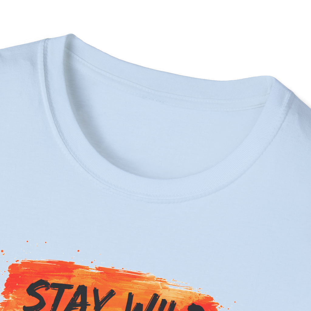 Inspirational Brushstroke Tee — “Stay Wild, Dream Big, Be Kind, Good Vibes”