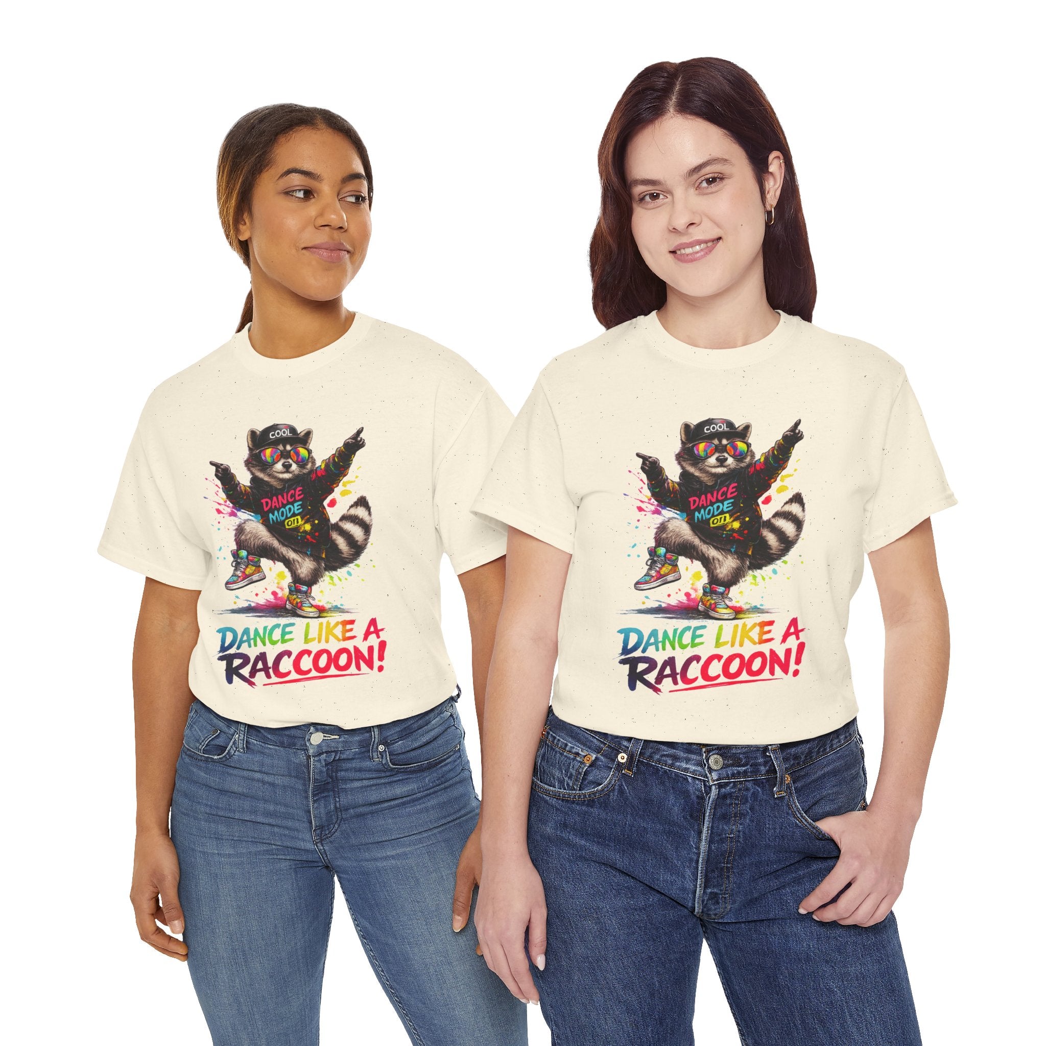 Dance Like a Raccoon T-Shirt — Cute Retro Raccoon Dance Graphic Tee
