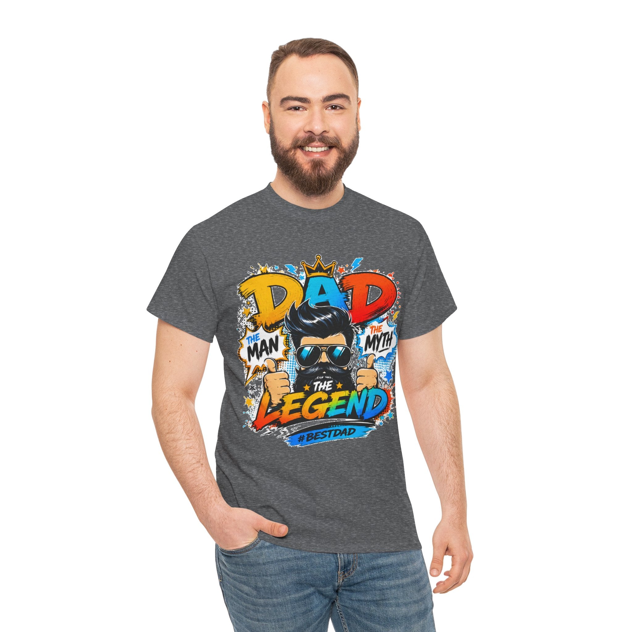 Dad The Legend T-Shirt — 'Dad: Man, Myth, Legend' Graphic Tee for Father’s Day