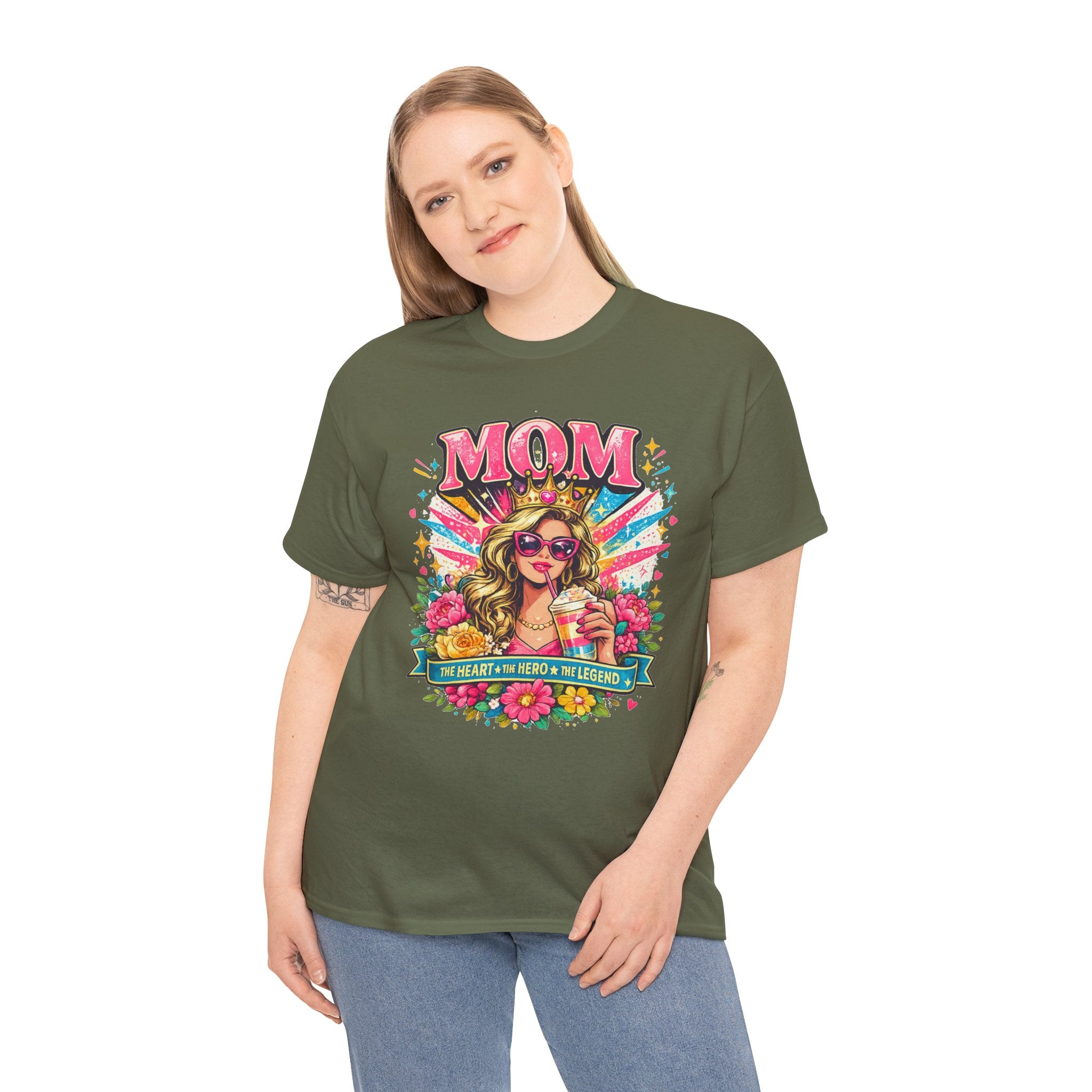 Mama Floral Shirt, Mom Graphic Tee, Gift for Mom, Colorful Vintage Mom T-Shirt, Cute Mama Shirt, Mother's Gift, Mom Life Tee