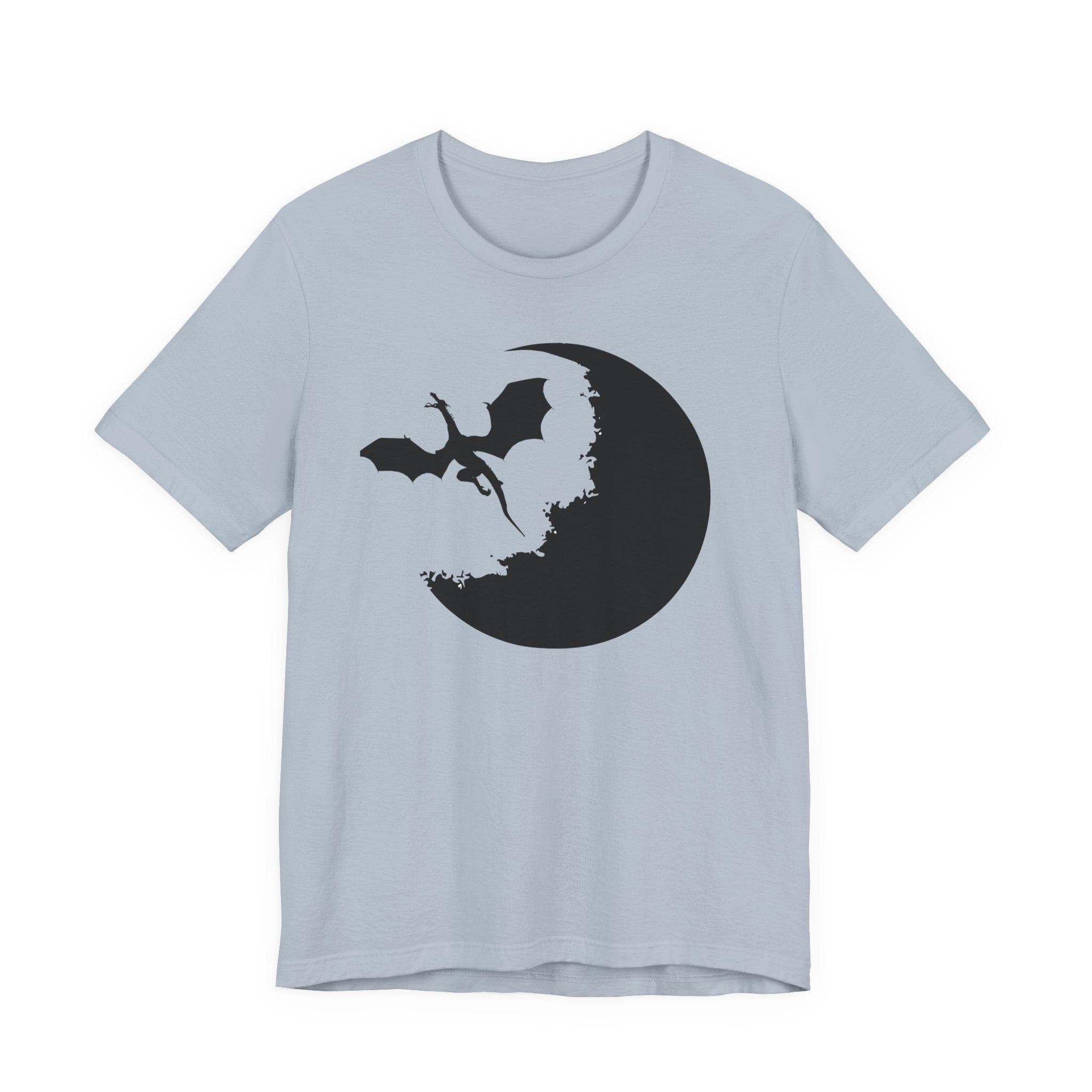 Bat Silhouette Moon T-Shirt — Gothic Halloween Tee