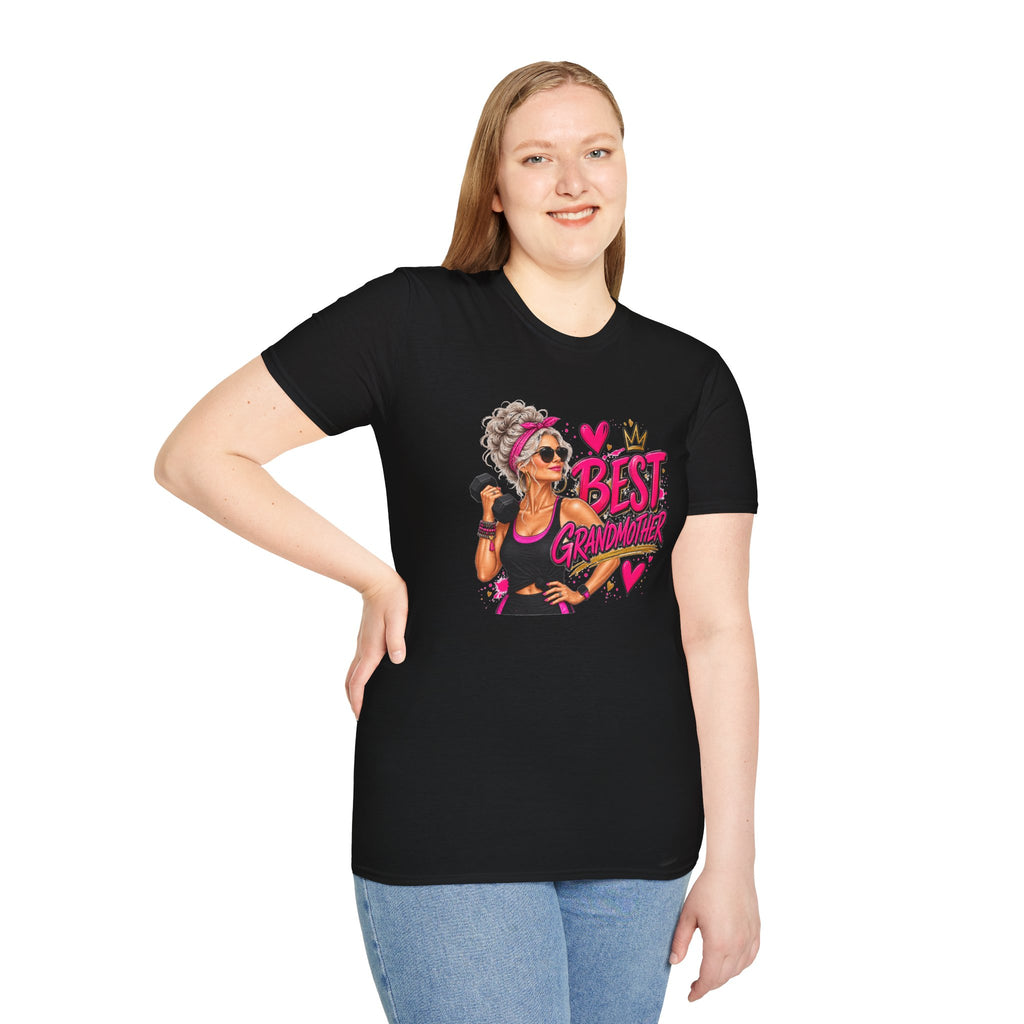 Best Grandmother Shirt, Funny Grandma T-Shirt, Fit Grandma Gift, Gym Grandma Shirt, Grandma Gift
