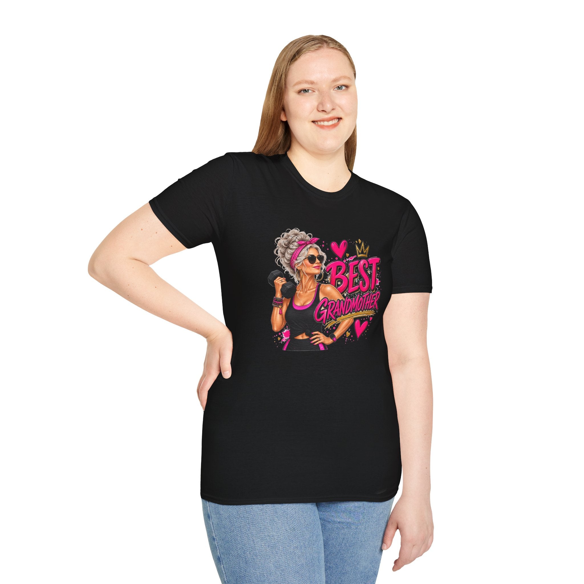 Best Grandmother Shirt, Funny Grandma T-Shirt, Fit Grandma Gift, Gym Grandma Shirt, Grandma Gift