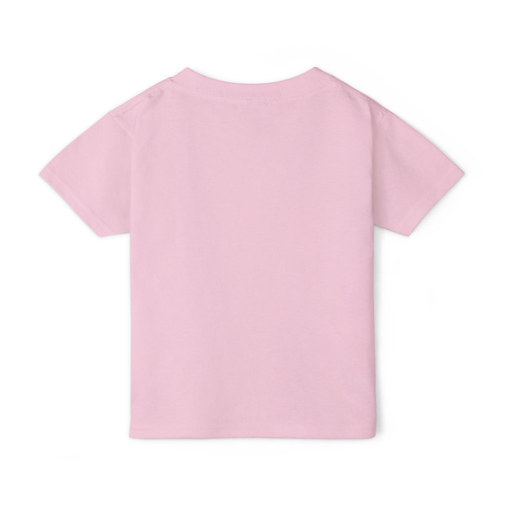 Cute Sleeping Pink Baby Dragon on Moon Toddler T-Shirt | Nursery Kids Tee | Soft Cotton Toddler Shirt
