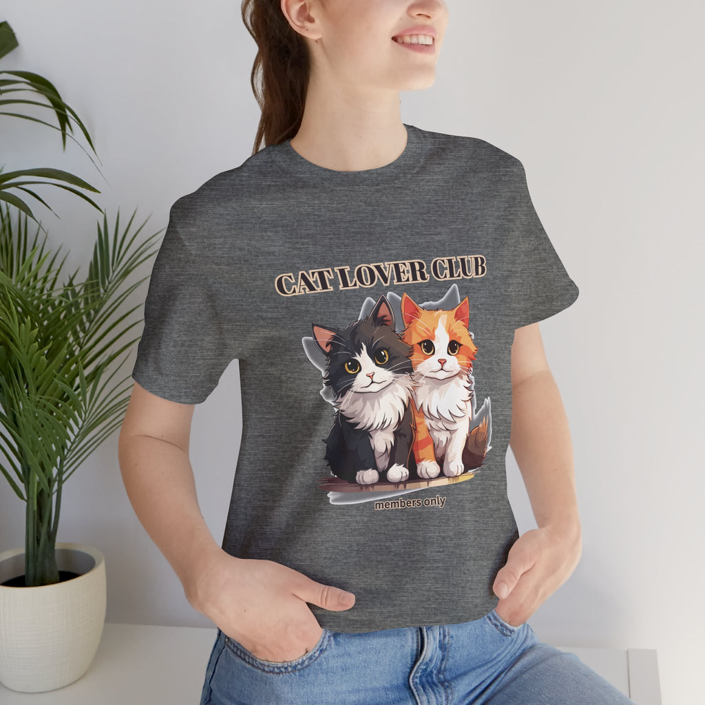 Cat Lover Club T-Shirt — Cute Kittens “members only” Graphic Tee