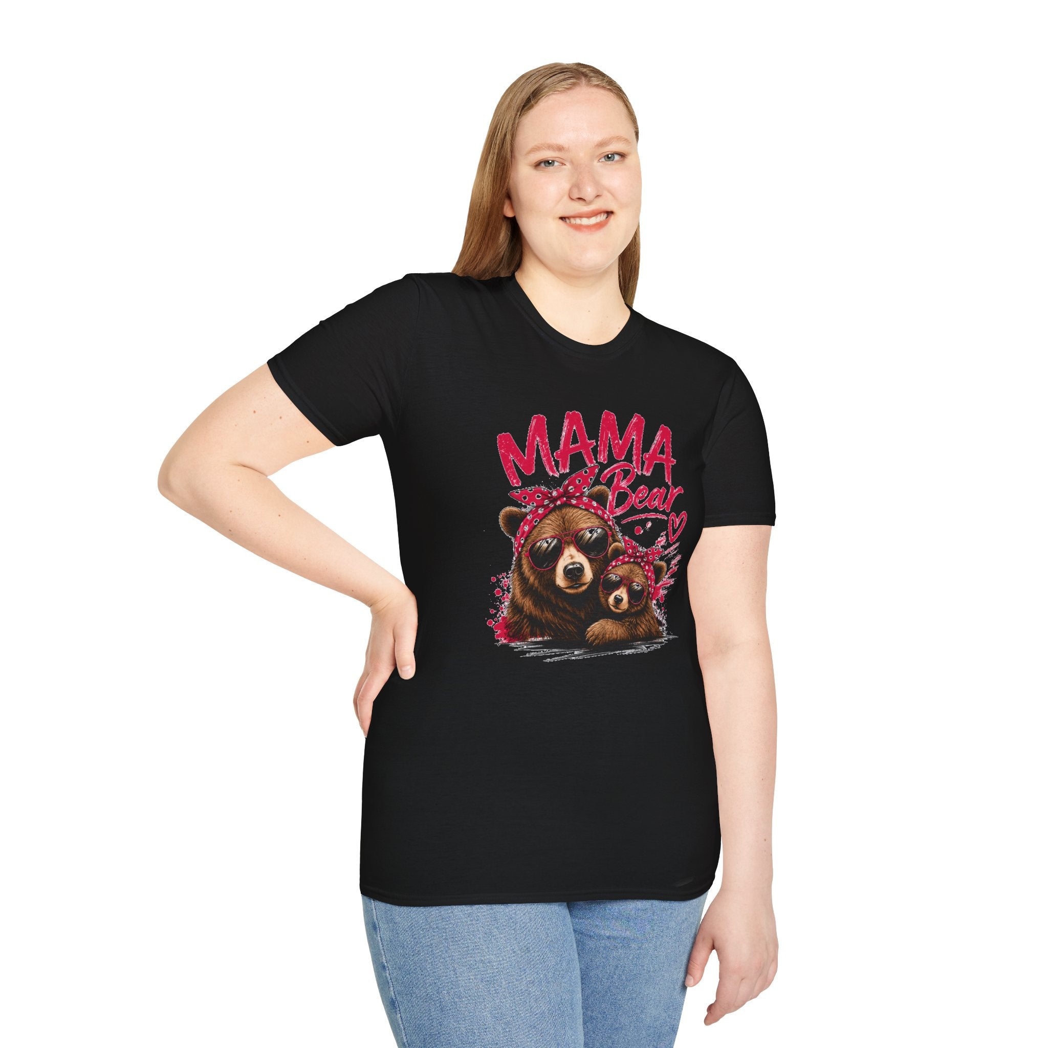 Mama Bear T-Shirt — Cute Sunglasses Bear Graphic