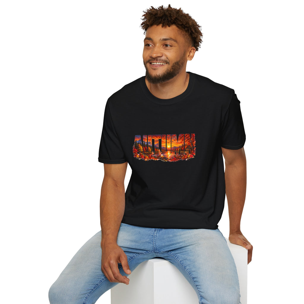 Autumn Leaves T Shirt Fall Graphic Tee Cozy Autumn Shirt