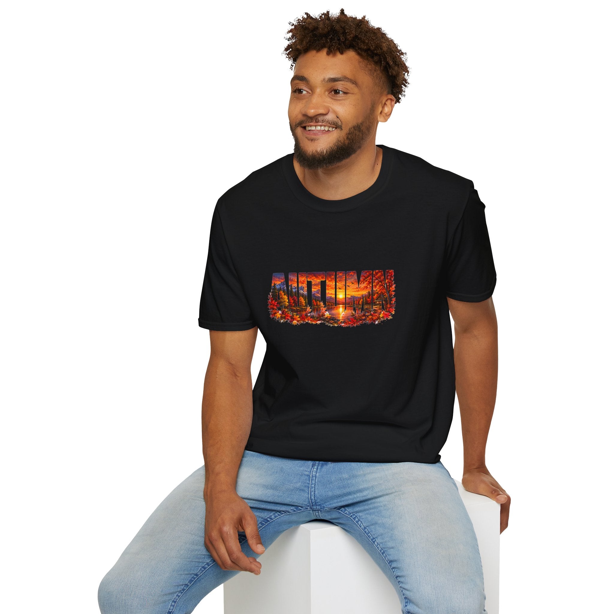 Autumn Leaves T Shirt Fall Graphic Tee Cozy Autumn Shirt