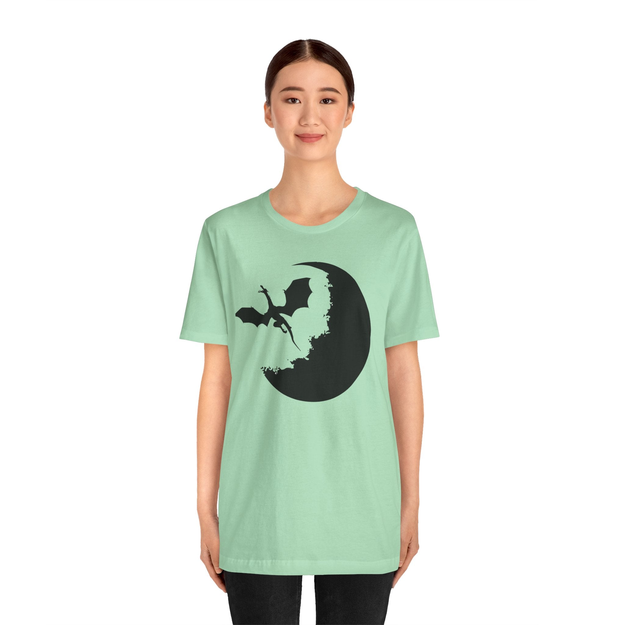 Bat Silhouette Moon T-Shirt — Gothic Halloween Tee