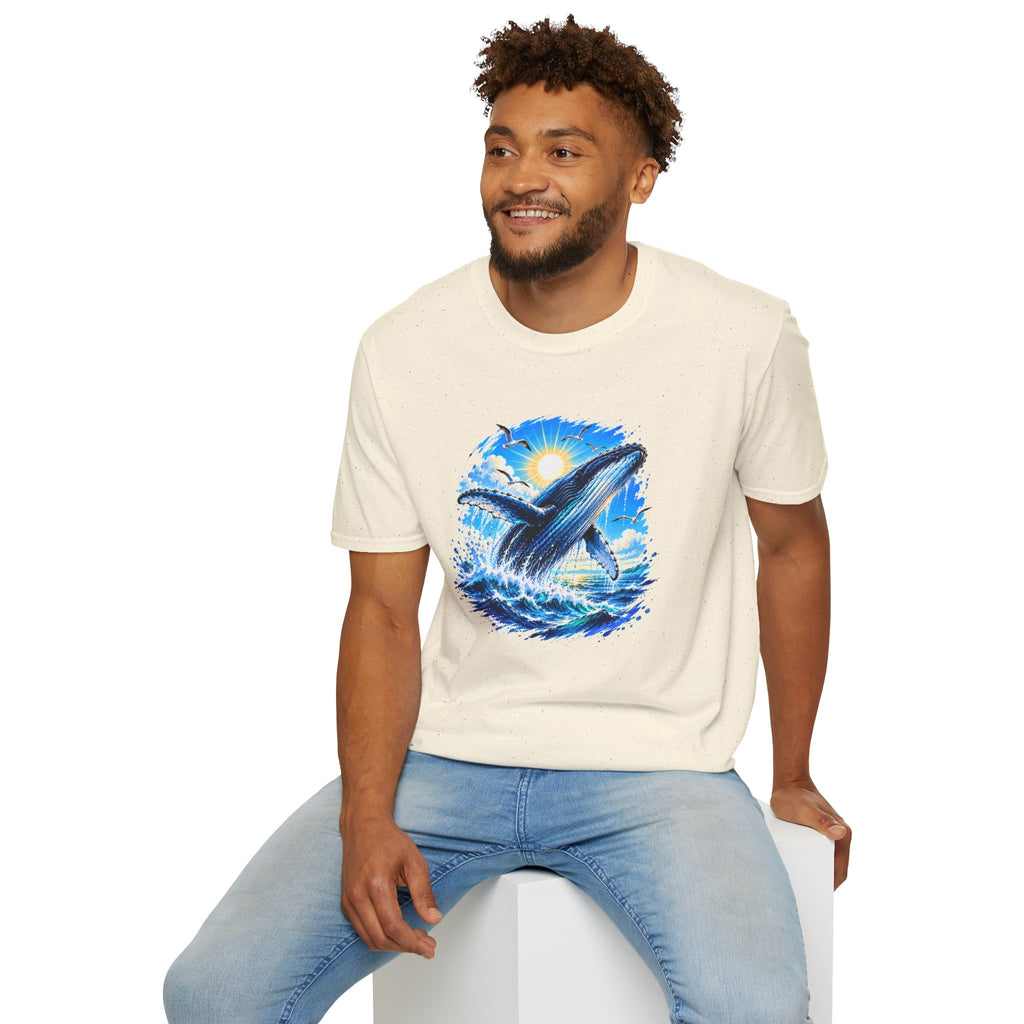 Whale Shirt, Ocean T-Shirt, Humpback Whale Shirt, Sea Life Tee, Beach Lover Gift, Ocean Lover Shirt