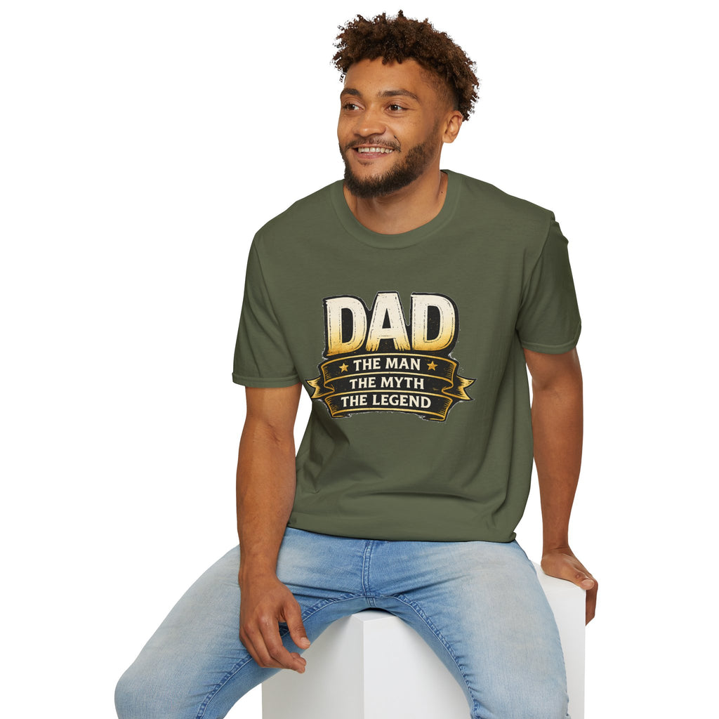 Dad Shirt The Man The Myth The Legend, Funny Dad T-Shirt, Father’s Day Gift for Dad, Cool Dad Graphic Tee, Unisex Family Shirt