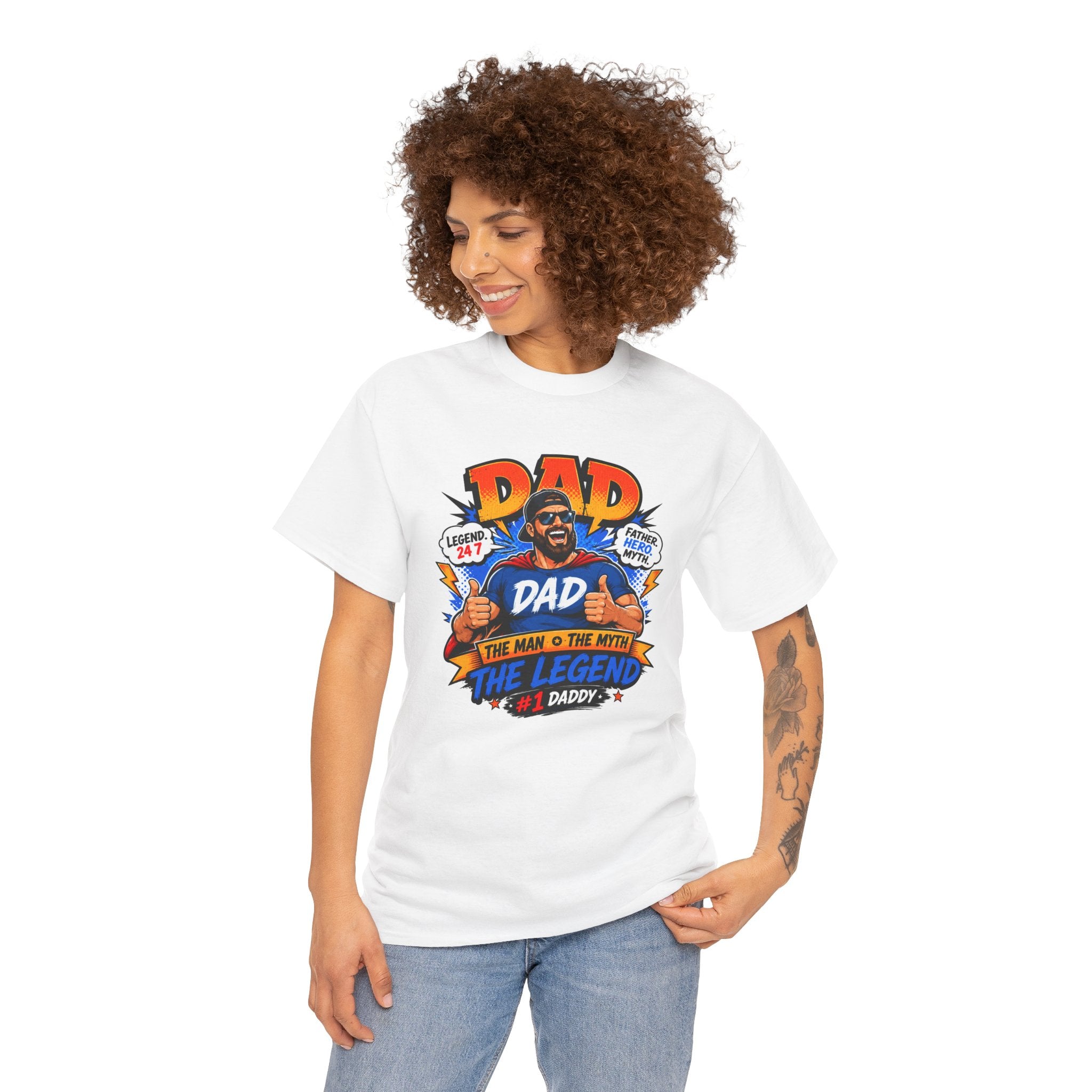 Funny Dad Shirt, Dad The Legend Tee, Father's Day Gift for Dad, Cool Dad Graphic T-Shirt, Best Dad Ever Shirt, Dad Gift