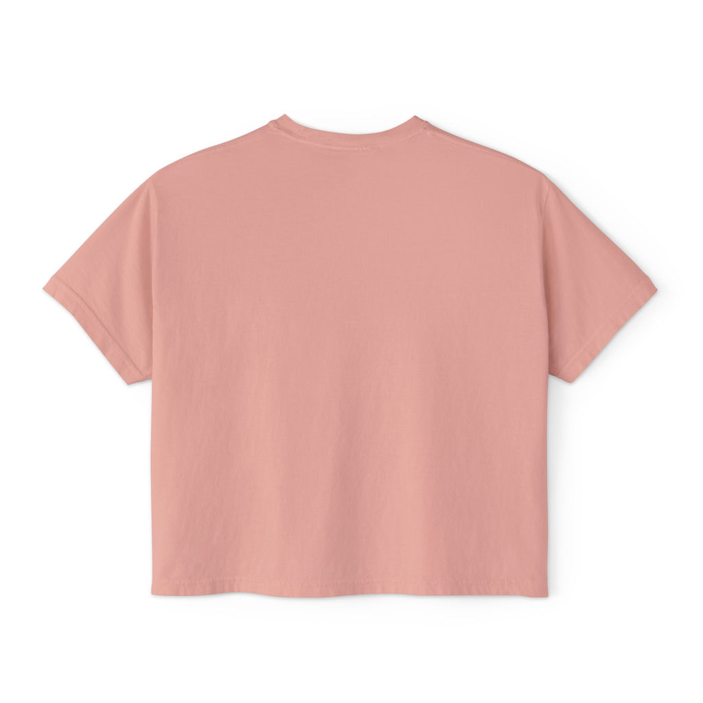 Wild Heart Rose T-Shirt for Women Vintage Floral Boxy Tee