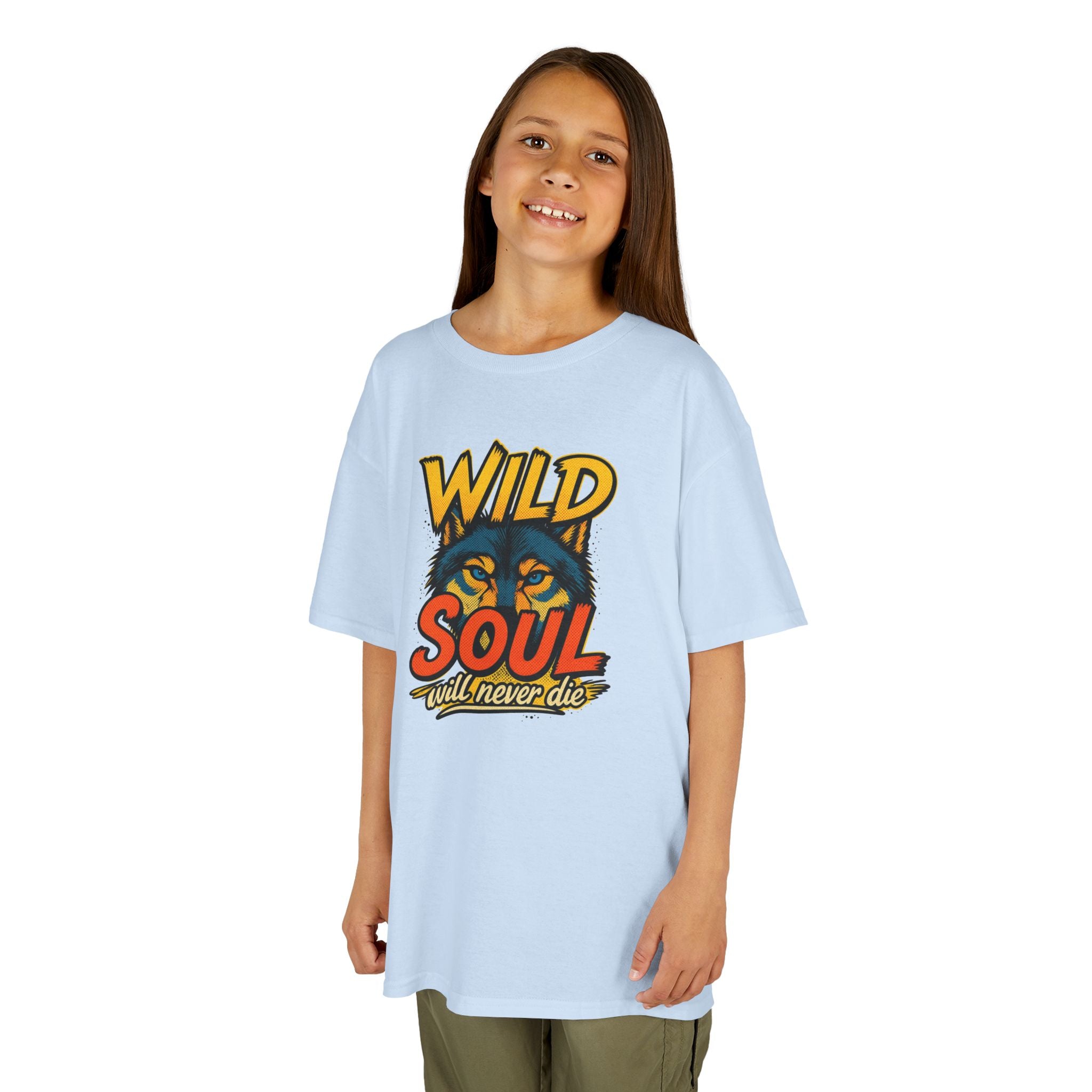 Kids Tee — "Wild Soul" Tiger Graphic Shirt for Bold Little Adventurers