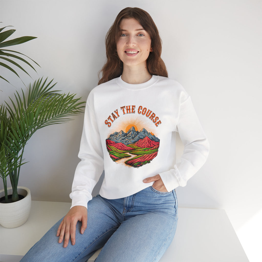 Stay the Course Sweatshirt - Scenic Mountain Crewneck