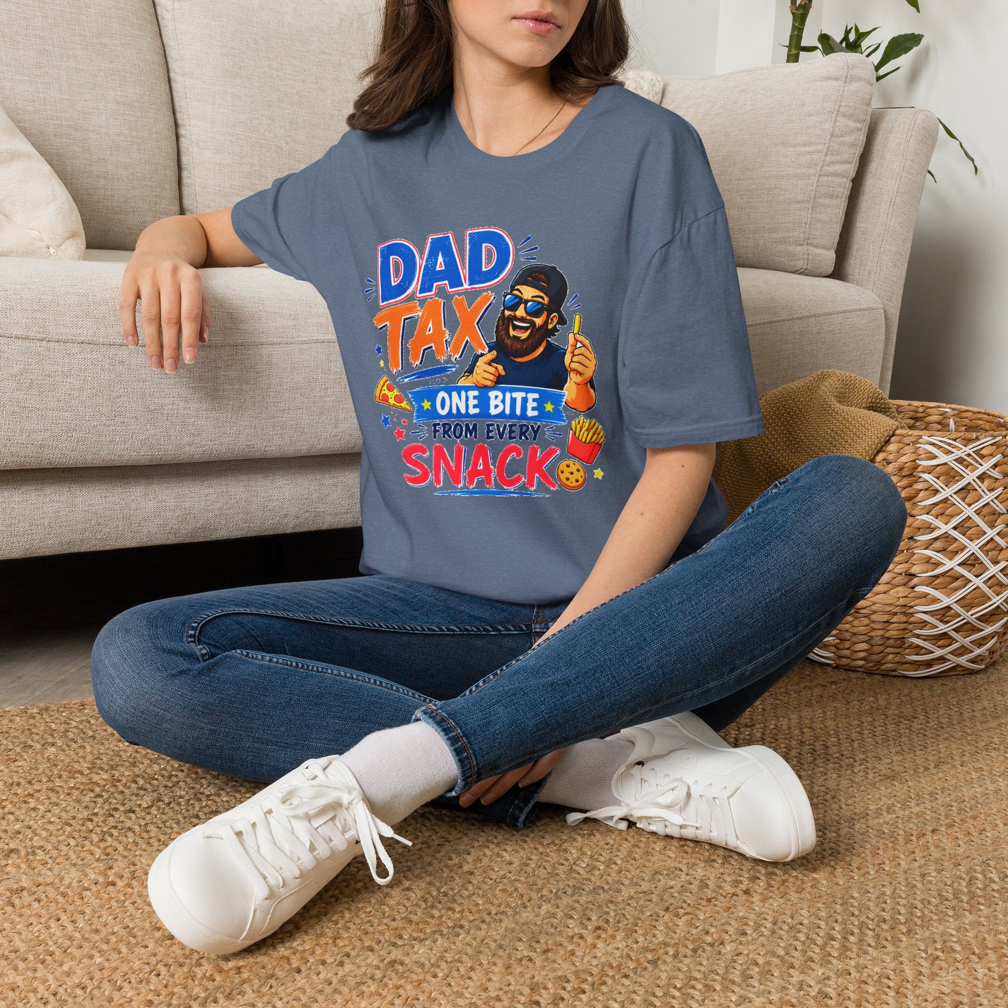 Funny Dad Tax Shirt, One Bite From Every Snack T-Shirt, Dad Joke Tee, Gift for Dad, Daddy Shirt, Father's Day Gift, Food Lover Dad Tee