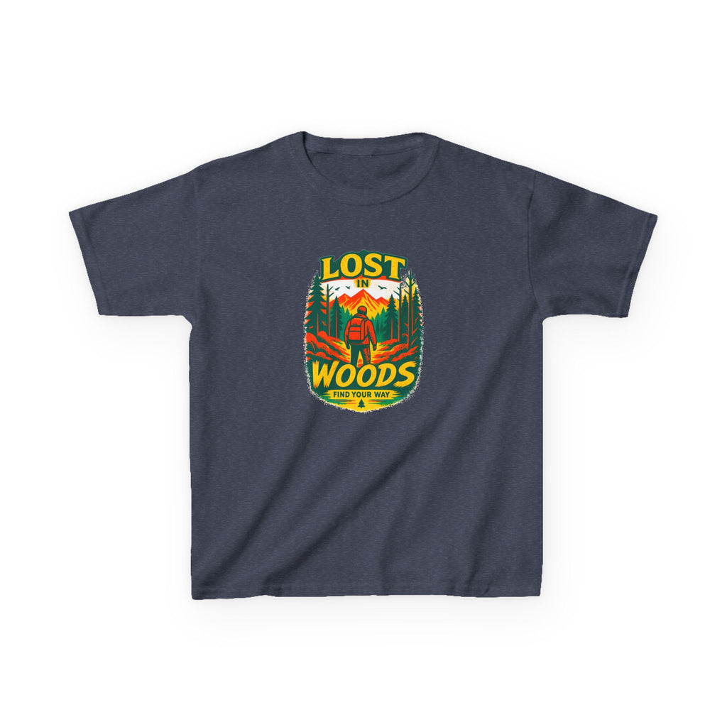 Kids Lost in Woods Shirt | Camping Adventure Tee | Nature Graphic T-Shirt