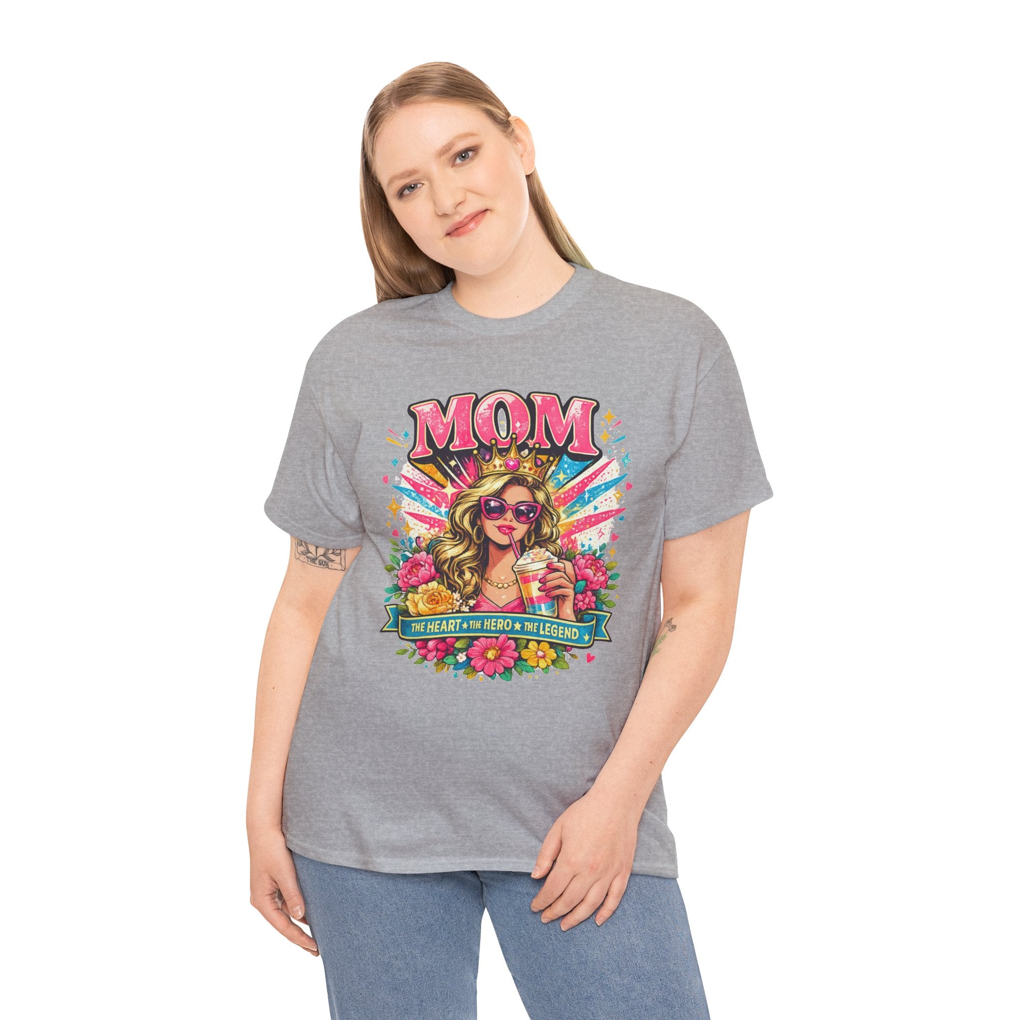 Mama Floral Shirt, Mom Graphic Tee, Gift for Mom, Colorful Vintage Mom T-Shirt, Cute Mama Shirt, Mother's Gift, Mom Life Tee