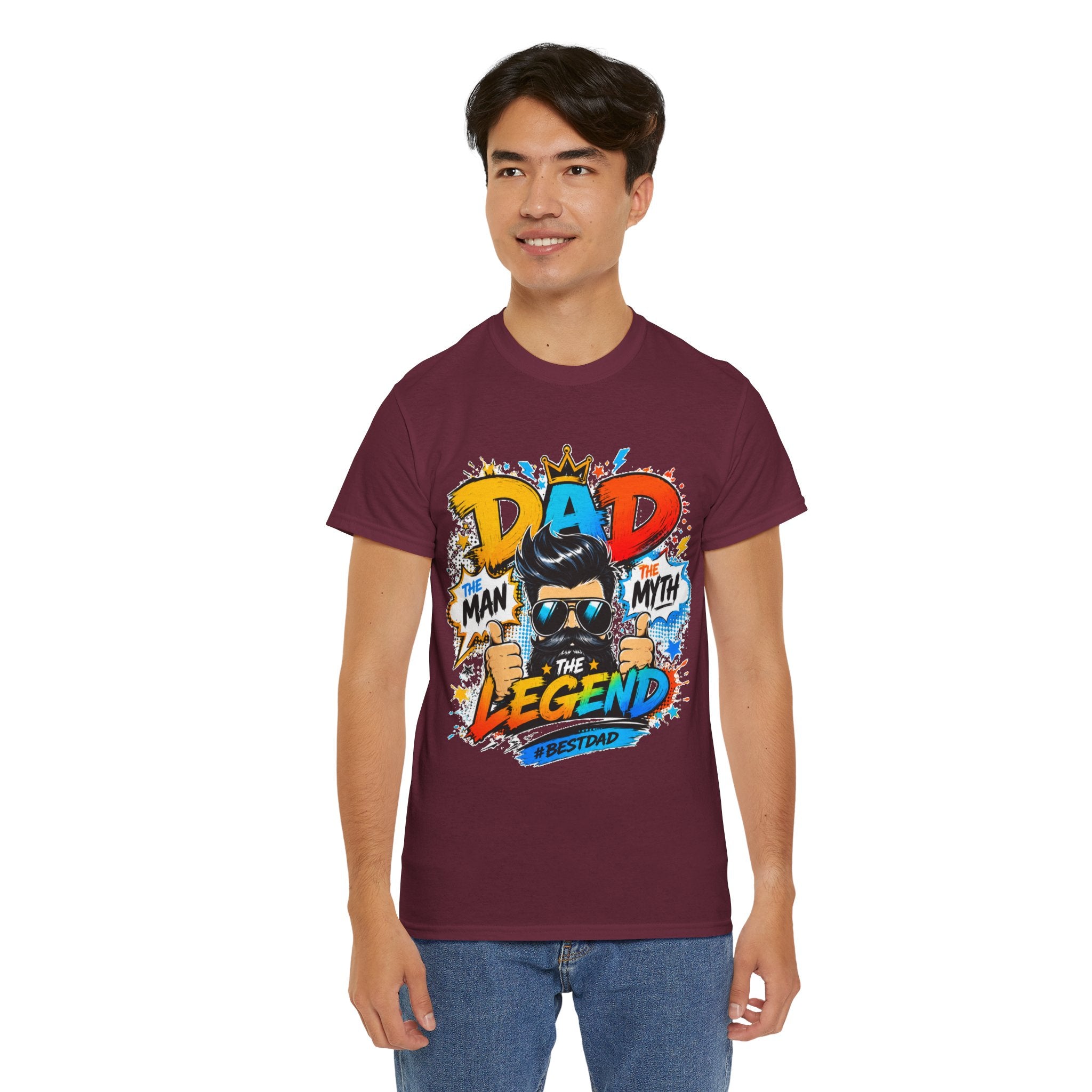 Dad The Legend T-Shirt — 'Dad: Man, Myth, Legend' Graphic Tee for Father’s Day