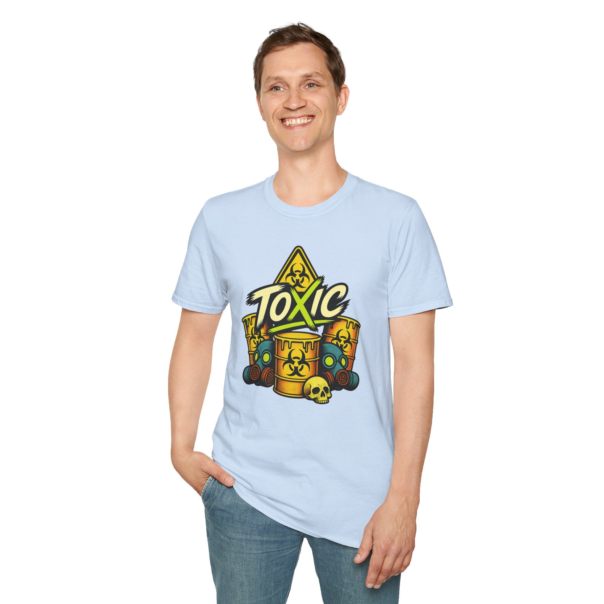T-Shirt - Toxic Hazard Barrel Graphic Tee