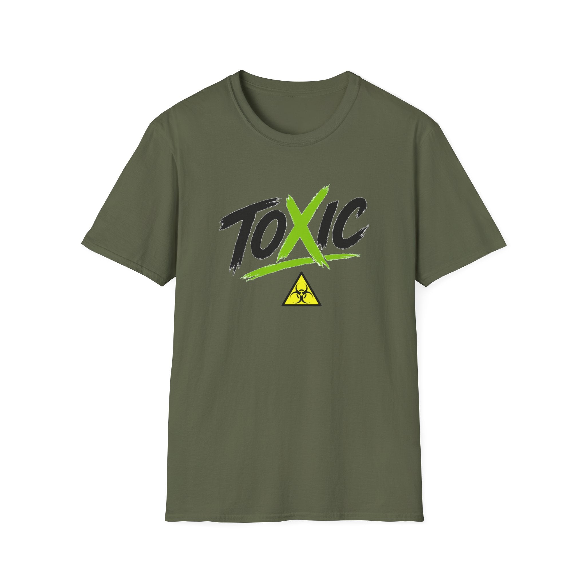 Toxic Graphic Tee | Grunge Streetwear Shirt | Biohazard Aesthetic Unisex T-Shirt