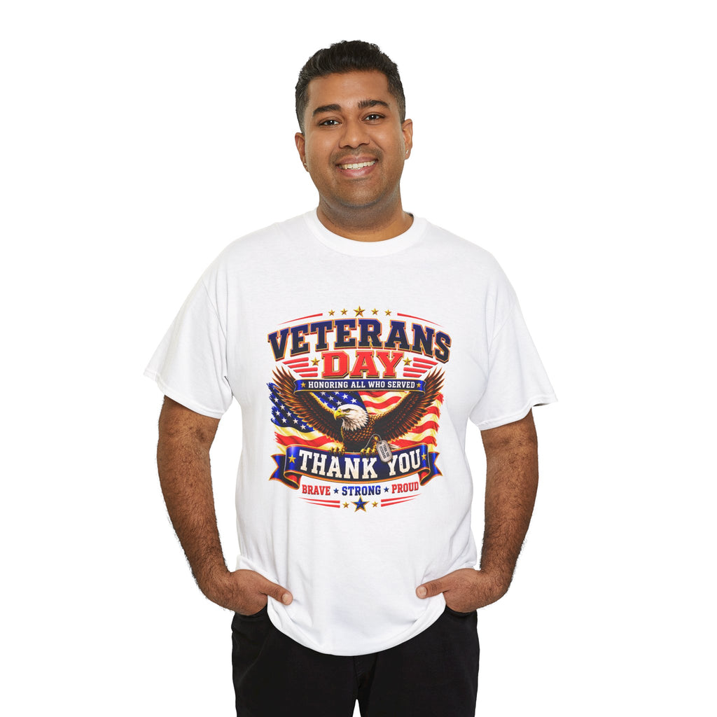 Veterans Day Eagle T-Shirt – "Thank You" Patriotic Tribute Tee