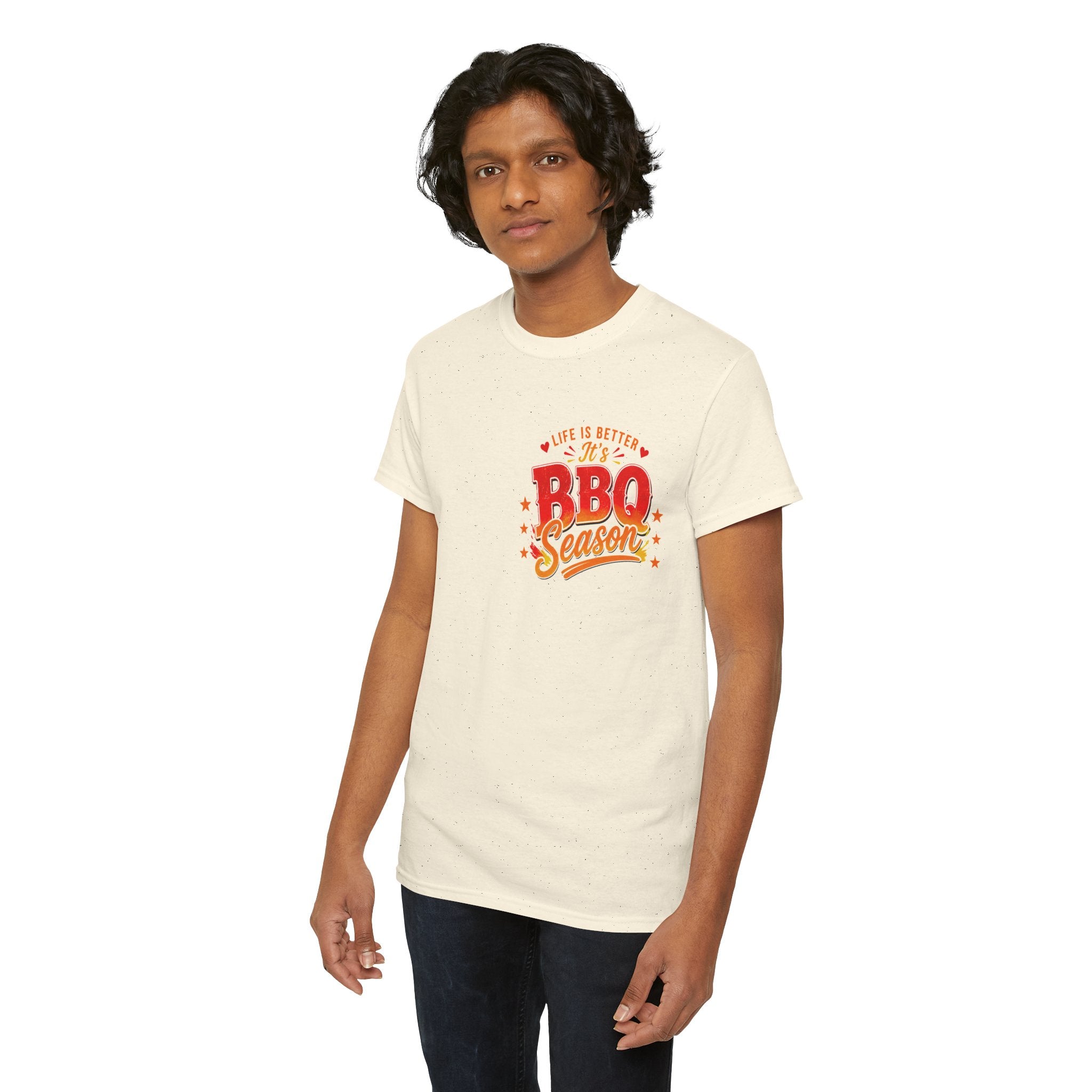 BBQ Season T-Shirt | Life Is Better It's BBQ Season Tee | Funny Grill Shirt | Summer Cookout Tee | Barbecue Lover Gift | Backyard BBQ Shirt