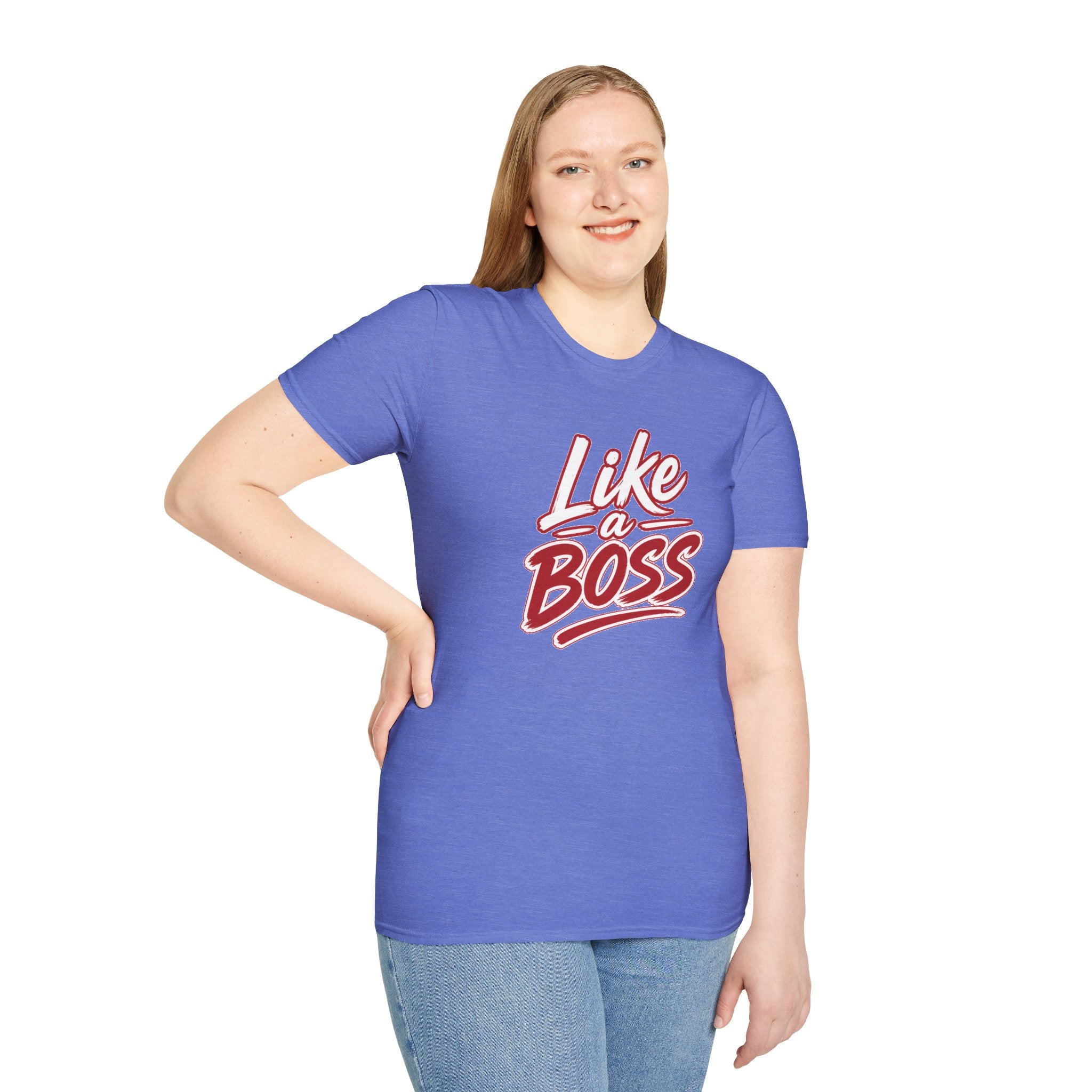 Like a Boss T-Shirt - Retro Script Empowerment Tee