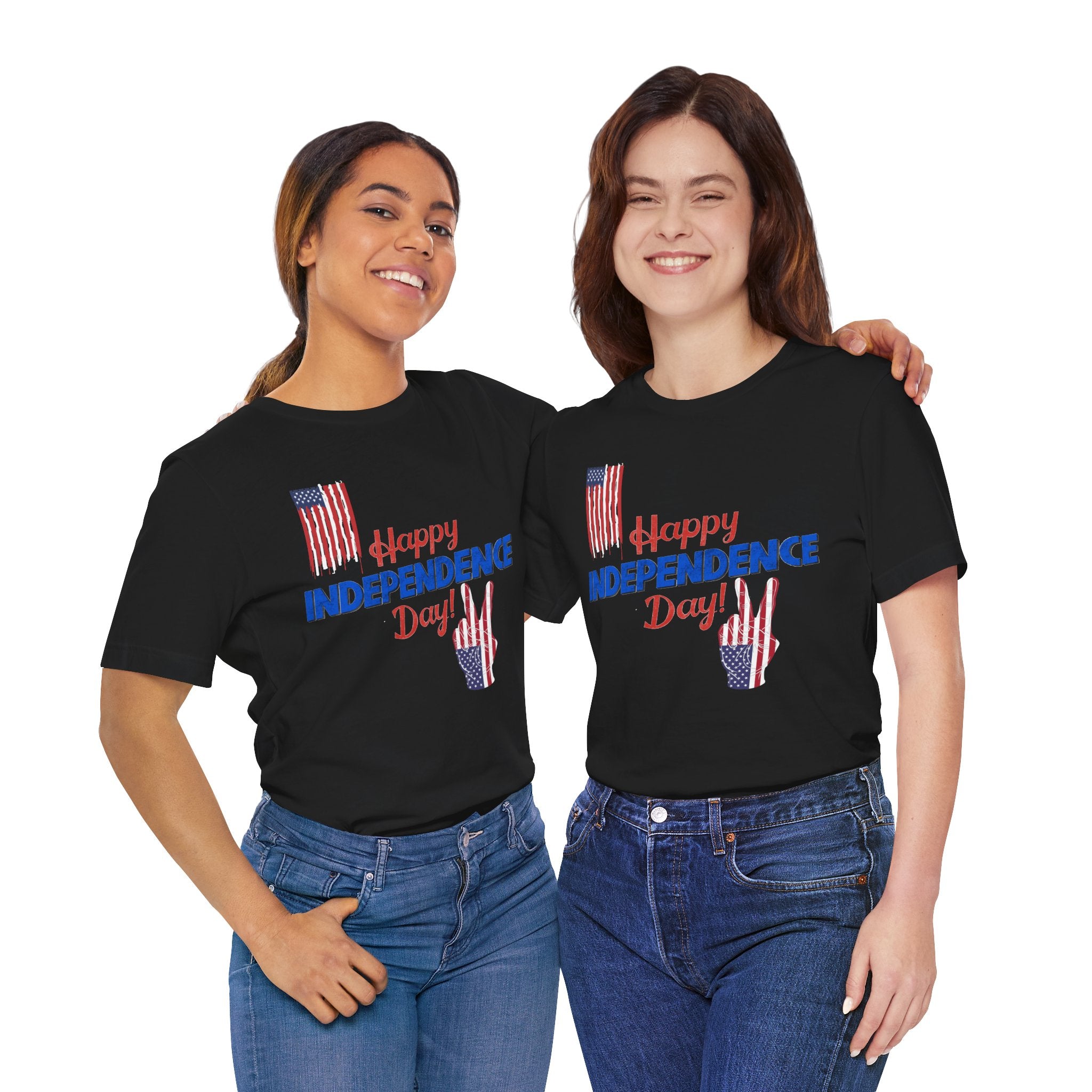 Happy Independence Day Shirt, Patriotic 4th of July T-Shirt, USA Flag Shirt, American Independence Day Tee