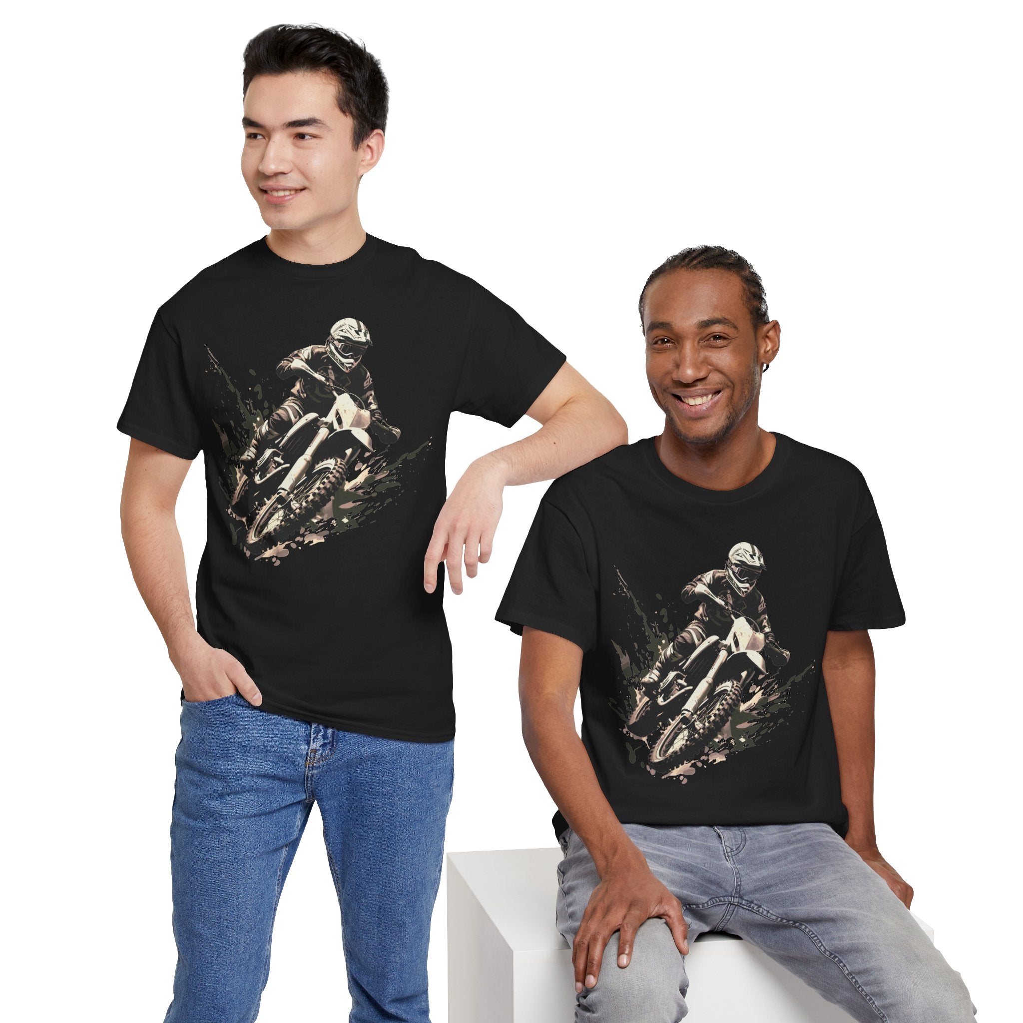 Motocross Rider Dirt Bike T-Shirt — Off-Road Racing Tee
