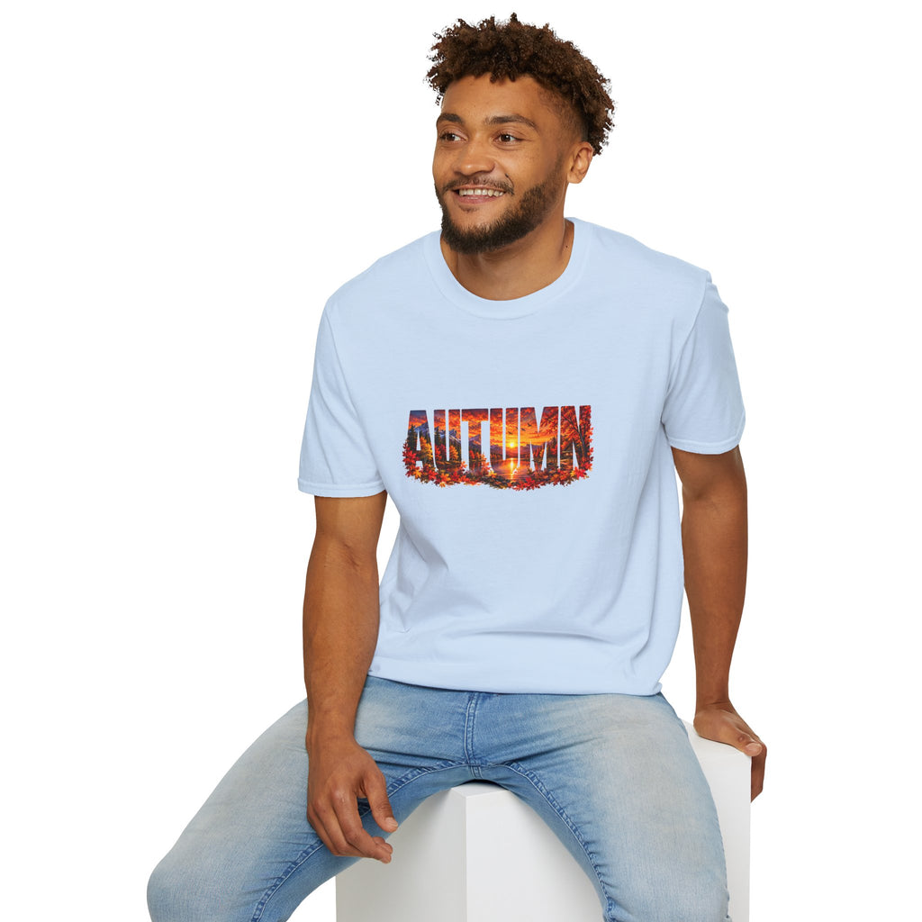 Autumn Leaves T Shirt Fall Graphic Tee Cozy Autumn Shirt